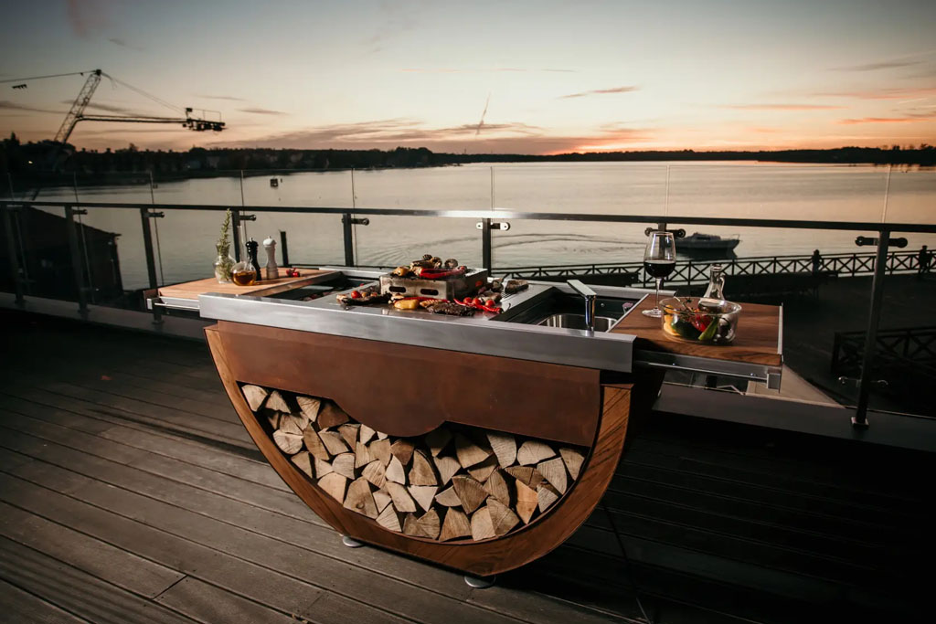 Masuria outdoor kitchen